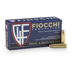 Fiocchi Range Dynamics 38 Special 130-Grain Pistol Ammunition